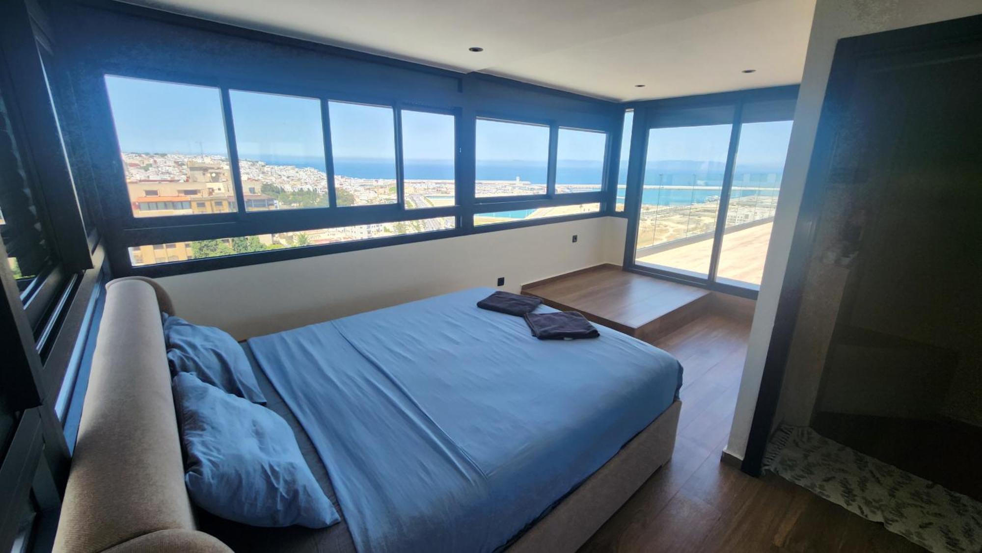 Magnifique Penthouse 160M2 Terrasse 90M2 Vue Mer แทนเจียร์ ภายนอก รูปภาพ
